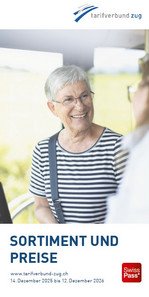Tarifverbund Zug Sortiment und Preise