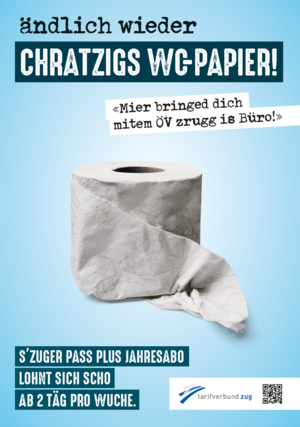 WC Papier Werbung